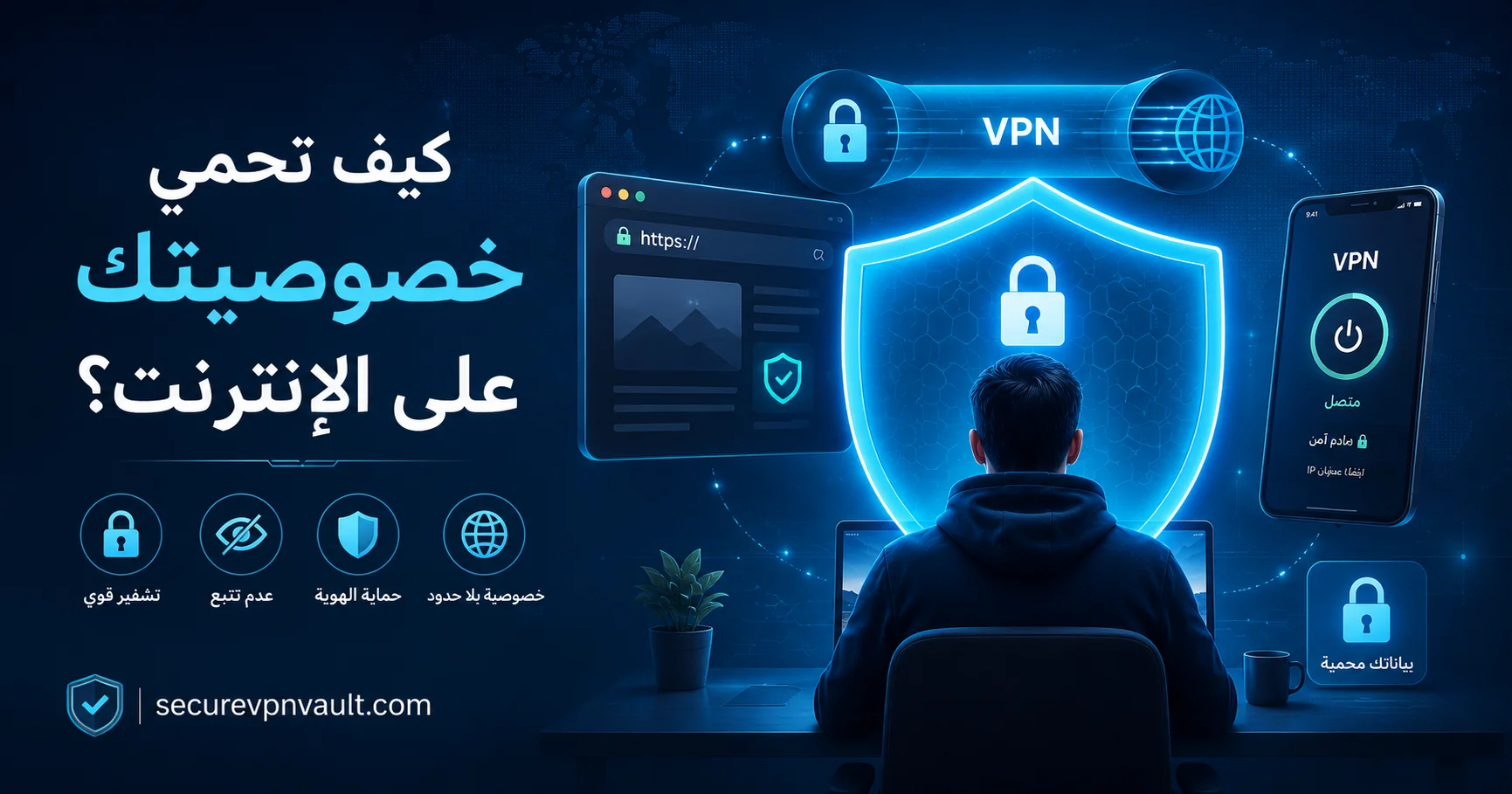 كيف تحمي خصوصيتك على الإنترنت باستخدام طبقات للمتصفح والحسابات والهاتف وVPN
