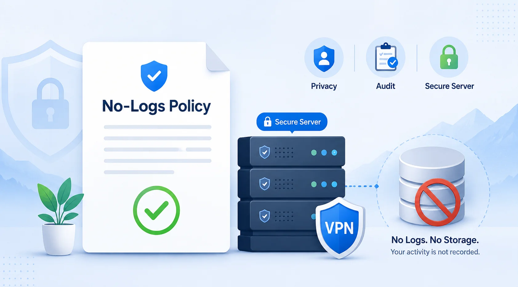 أفضل VPN بدون سجلات وسياسة No Logs